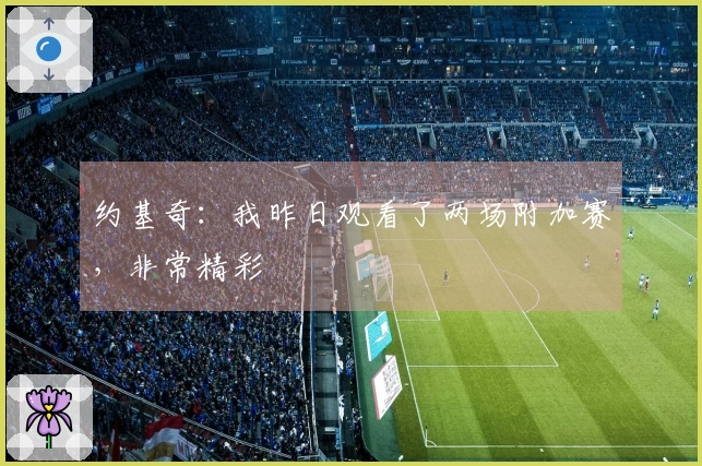 约基奇：我昨日观看了两场附加赛，非常精彩